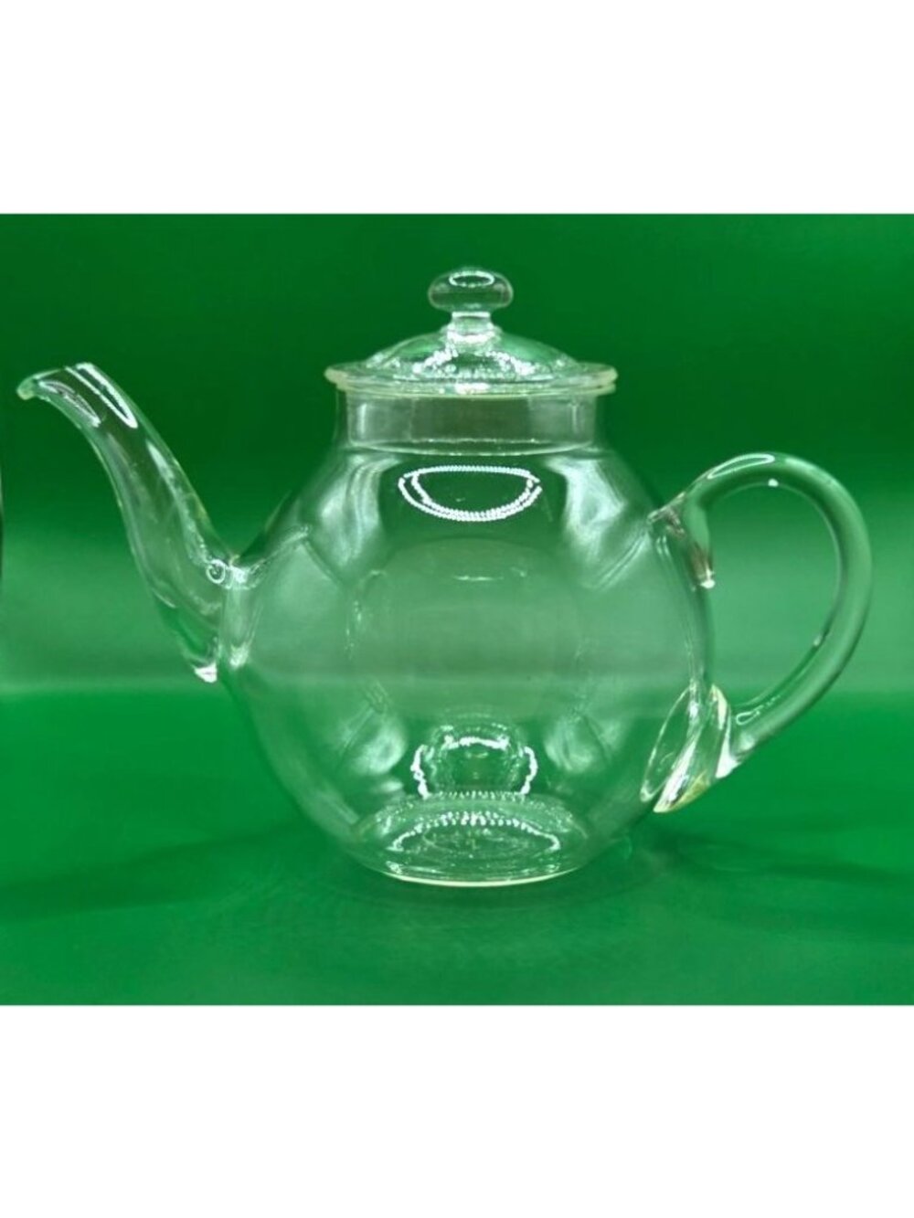 Vintage Corningware Pyrex Clear Glass Teapot Lid Made In USA 1 Quart Capacity